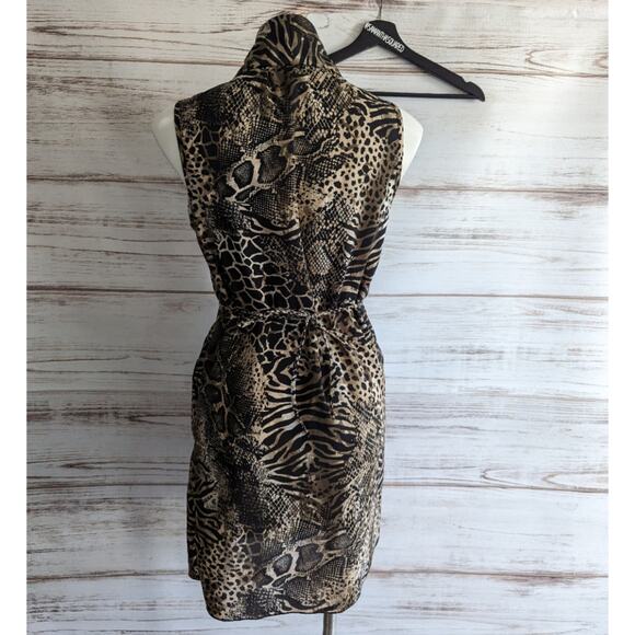 American Rag Snake Print Halter Dress sz Small - Picture 2 of 6
